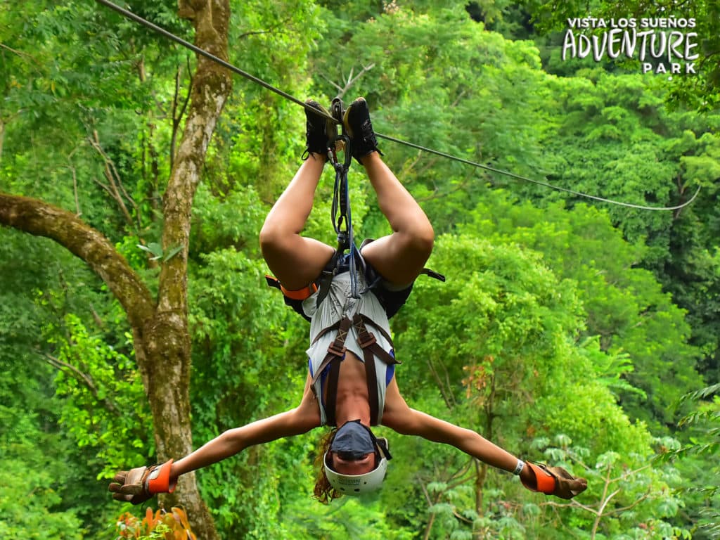 upside down zipline